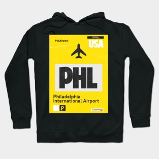 PHL Philadelphia airport yellow Hoodie